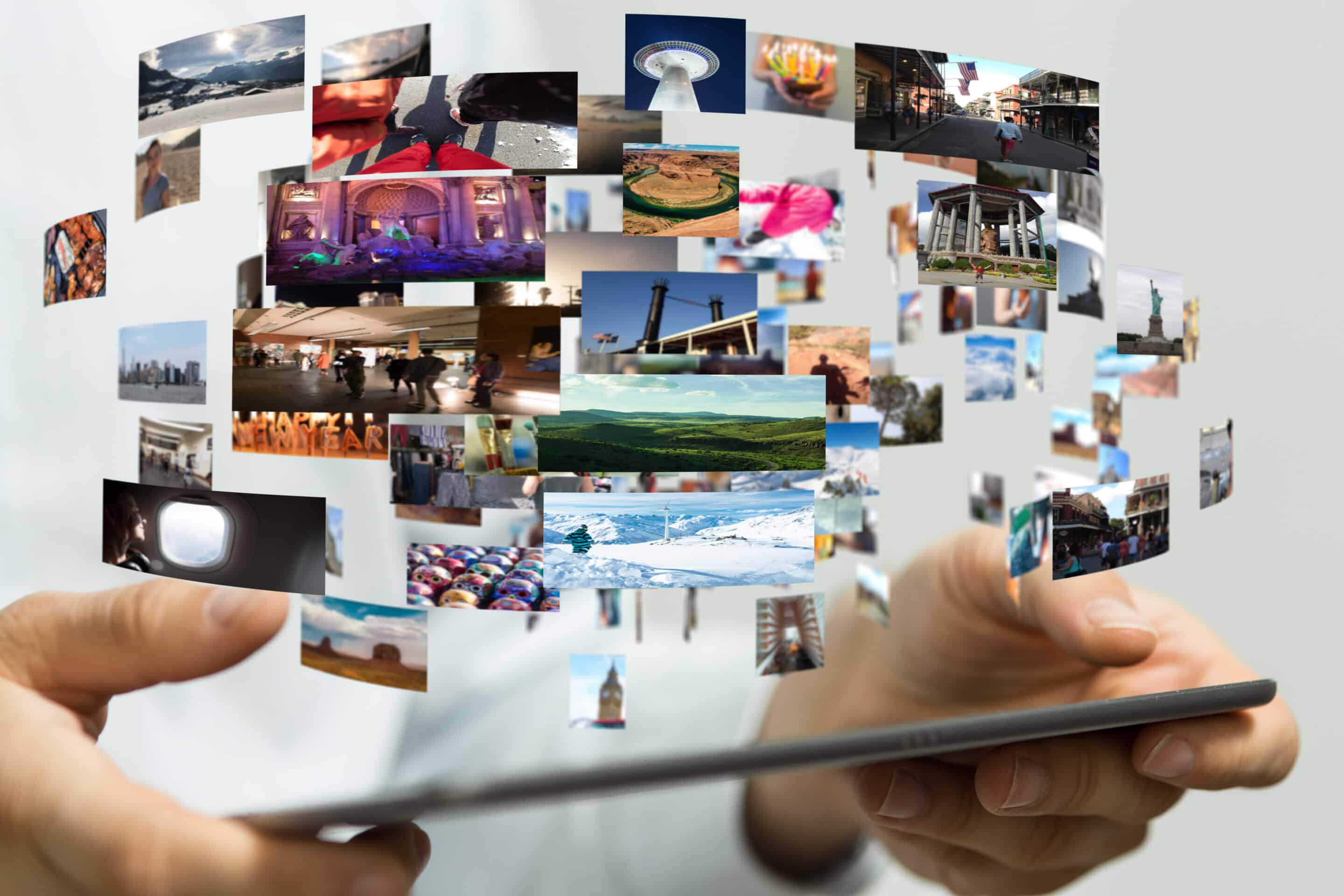 Internet broadband and multimedia streaming entertainment Image viewing