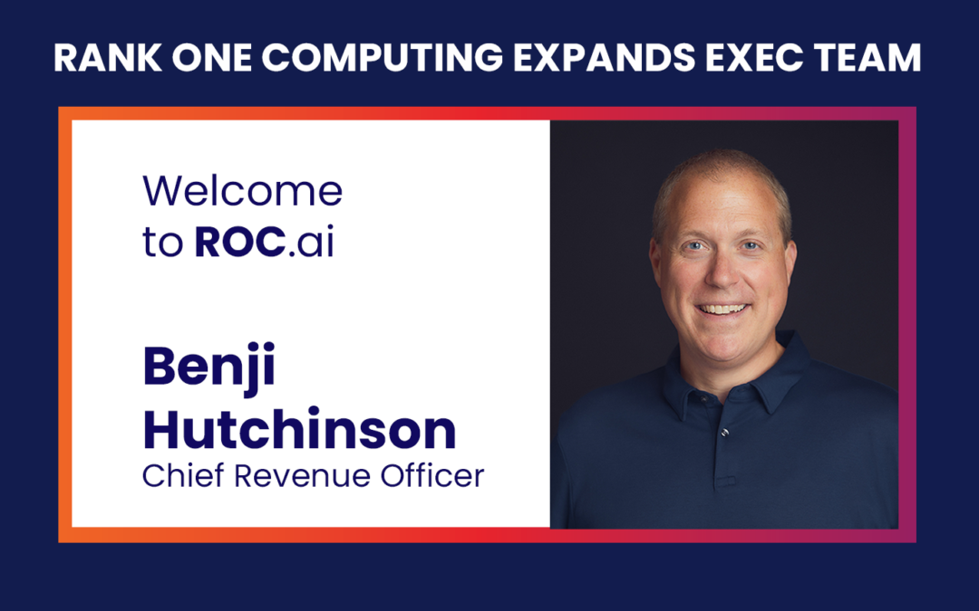 Intriguing News as ROC Strengthens Its Leadership Team with CRO Benji Hutchinson